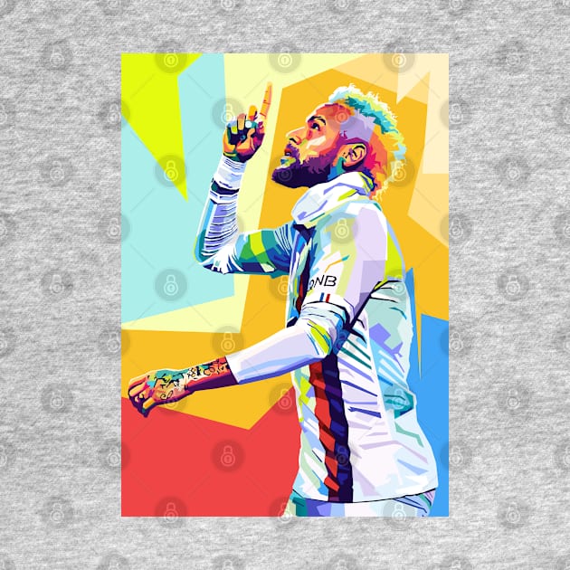 Neymar Jr Wpap Pop Art by SiksisArt